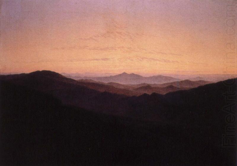 Caspar David Friedrich riesengbirge china oil painting image